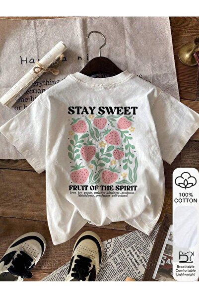 Jose Clothing تي شيرت مطبوع بأكمام قصيرة وقصة كبيرة الحجم