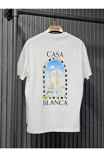 Jose Clothing Tricou imprimat cu mânecă scurtă cu croială supradimensionată