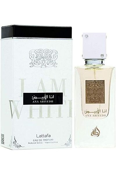 lattafa Eau de Parfum Spray Ana Al Abyad by Lattafa (60ml), Unisex