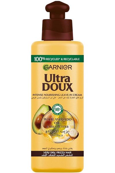 Garnier Ultra Doux Leave-In Cream with Avocado Oil and Shea Butter 200ml