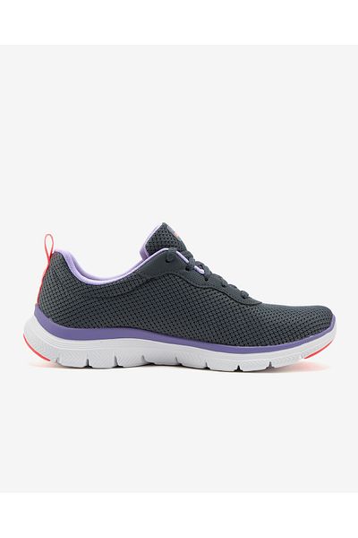 SKECHERS Flex Appeal 4.0 - Brilliant V Women's Gray Sneakers149303 Ccpr