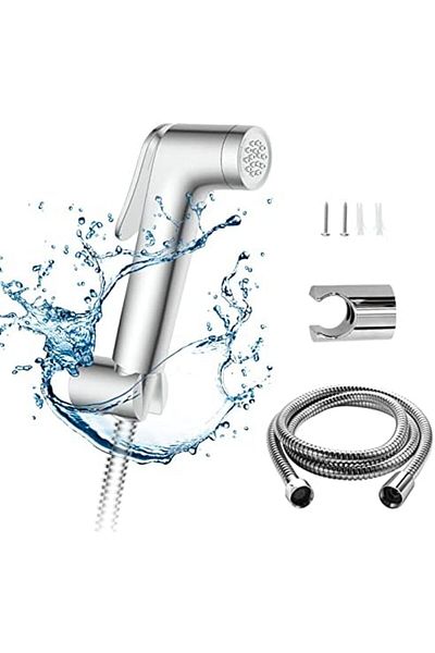 JOMOO Shattaf Set, Bidet Sprayer for Toilet with 47inches Stainless Steel Bidet Hose, Wall Mounted H
