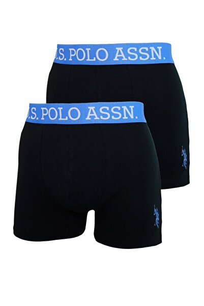 U.S. Polo Assn. Boxershorts 2er Pack Boxershorts mit Logostickerei