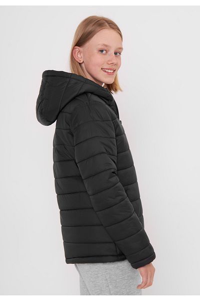 BENCH Jacke Steppjacke NORA mit Kapuze und seitlichen Eingrifftaschen