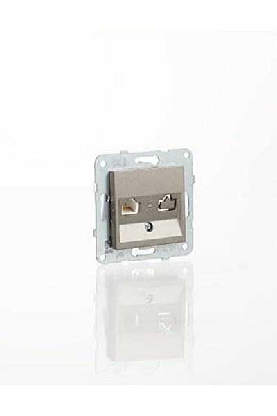 STOREMAX Svticaret Novella Anthracite Single Numeris Cat3 Mechanism+Button Cover Mhm 1053513