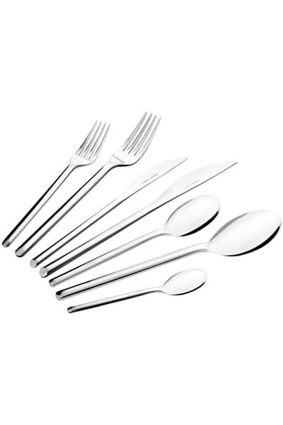 STOREMAX Sellbuystore Kendo 84 Piece 12 Person Premium Boxed Cutlery Set Steel 1053