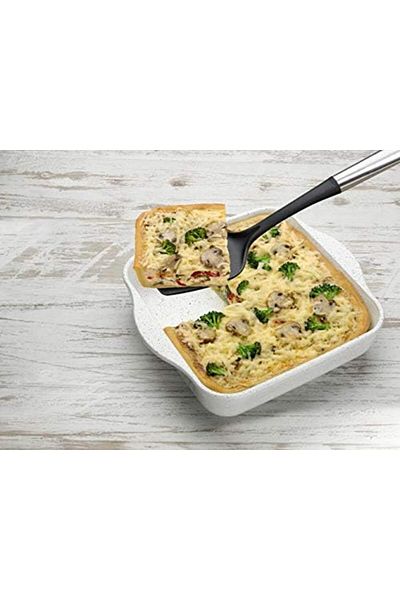 STOREMAX Mrttnca Non-Stick Square Cream Baking Tray, 2000Cc, Pb-59034-Gr, Transparent Trndymrt 1087243