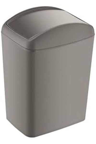 STOREMAX Mu-Artshop Soft Trash Can Rotating Lid 5 Lt Beige Tnca 871301