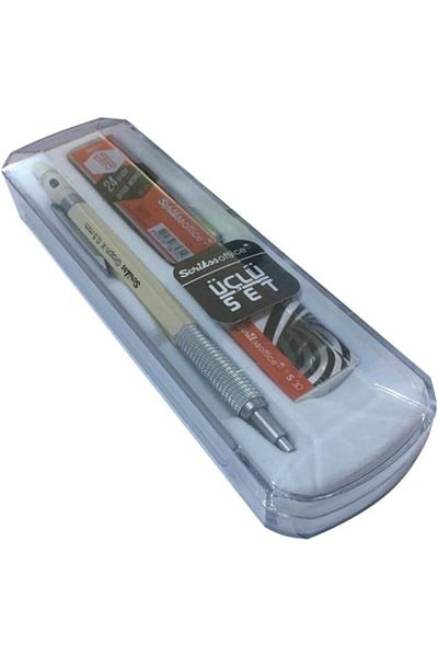 STOREMAX Sellbuystore Office Graphx Set of 3 Mechanical Pencil Eraser Min White 0.5 mm 1053513