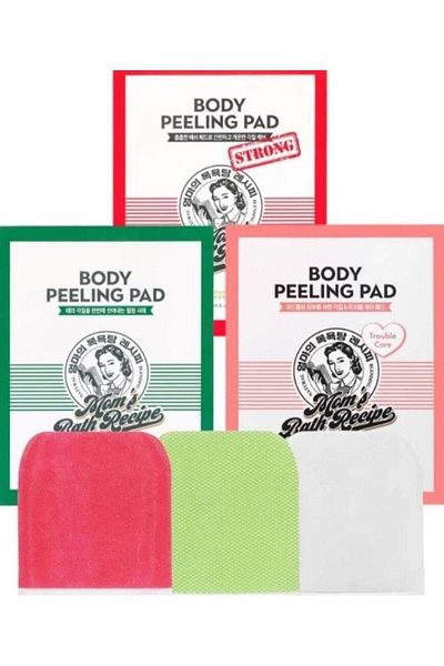 1 Mom's Best Friend Mom's Bath Recipe - Body Scrub Pad (3 Pieces)