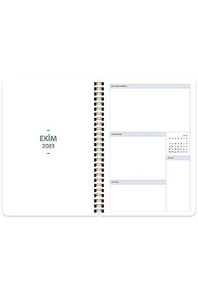 STOREMAX Mu-Artshop Color A5 (15 * 21) Academic Agenda with Spiral - Flower Tnca 871301