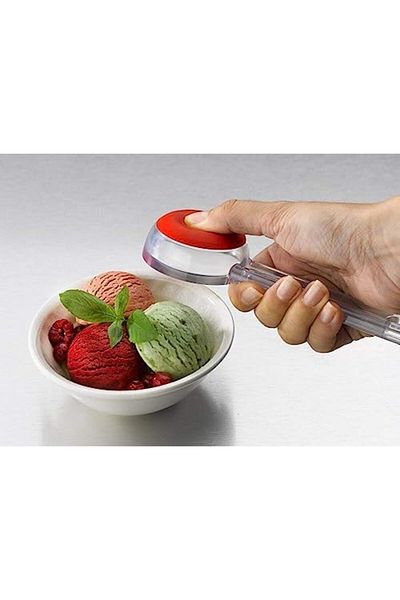 STOREMAX Sellbuystore Bas Finger Silicone Ice Cream Spoon, Quality Silicone Ice Cream Spoon 1053513