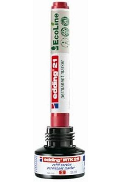 STOREMAX Svticaret 21 Ecoline Permanent Marker, Set of 4 Pcs, Mix Colors, Round Tip, Refilling
