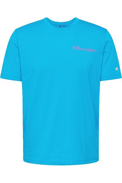 Champion Shirt Basic-t-shirt Mit Rundhalsausschnitt Und Logo-schriftzug