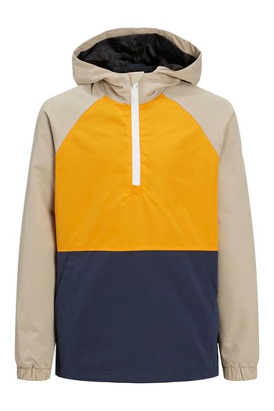 Jack & Jones Junior Jacke Regenjacke JORLUKE ANORAK JNR mit Kapuze und Kängurutasche in normaler Passform