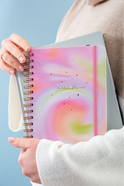 STOREMAX MU-ARTSHOP A5 Spiral Unlimited Colorful Planner Дневен ред Мотивационна страница Абстрактна страница TNCa 871301