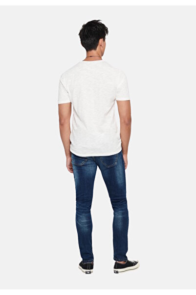 Only & Sons Hose Regular-Fit-Jeans Weft mit verdecktem Button Fly Verschluss und klassischem Reißverschluss in S