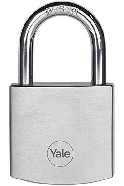STOREMAX Ntwork Y120B/40/125/1 - 40 mm Dmu Chrome Coated Padlock - High Protection - Boron Ring - 3 Anah