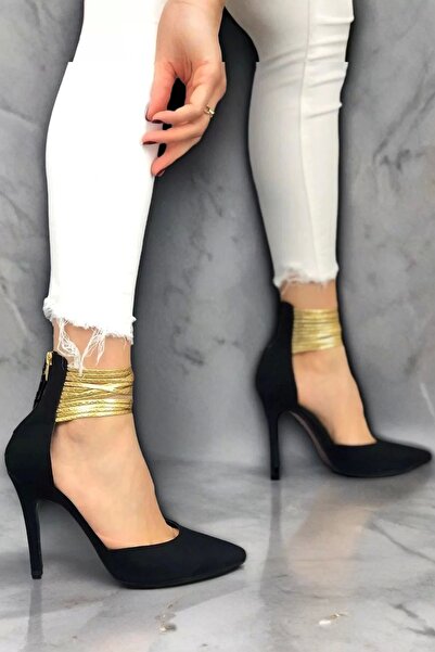 PayBuy Γυναικείο χρυσό βραχιόλι Λεπτομερή παπούτσια με τακούνι Μοντέλο με λεπ...