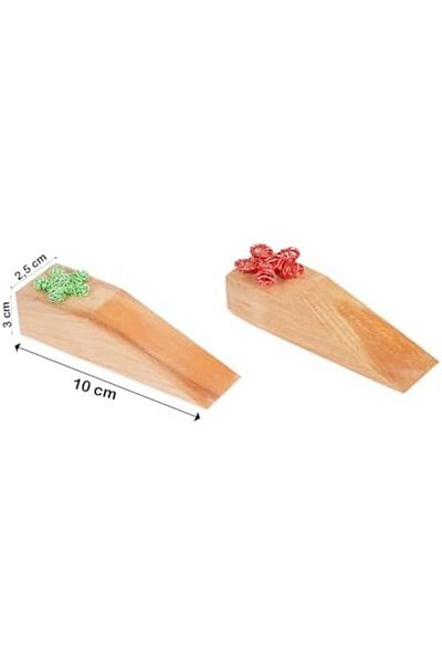 STOREMAX Wooden Door Stopper Door Holder Door Stopper Set of 2 Star Buy Bz 1087243