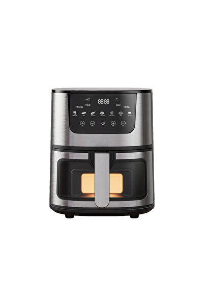 FlashHawk مقلاة هوائية سعة 7 لتر، 2400 واط، شاشة لمس مرئية، 7 في 1 للقلي والش...