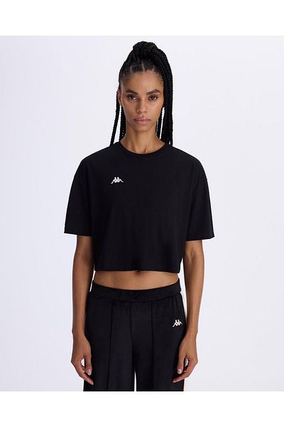 Kappa Authentic Avril T-Shirt Women's Black Comfort Fit T-Shirt
