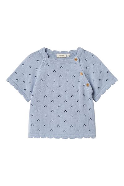 Lil' Atelier Stricktop Kurzarm