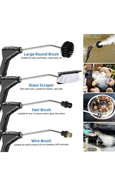 FlashHawk Steam Cleaner, 4.5Bar Pressurized Steamer for Cleaning, Handheld Steam Cleaner,with 6pcs Accessories