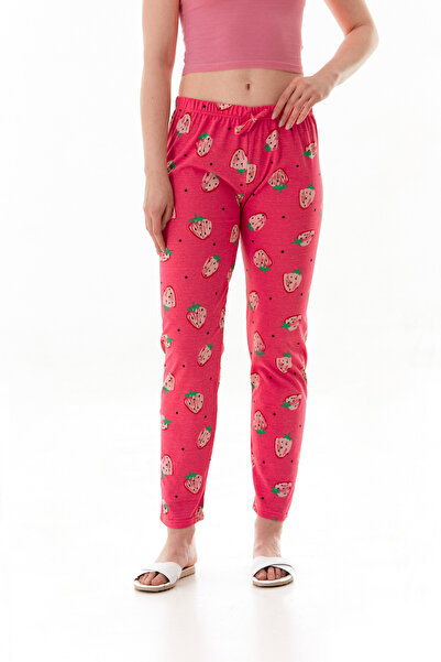 Fulla Moda Strawberry Printed Pajama Bottoms