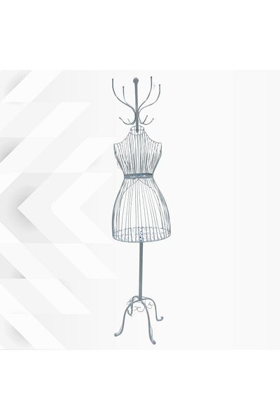 PixelsFurniture Female Mannequin with Hanger by Pixel Furniture, Wedding Dress and Clothing Display Mannequin with Flower Stand