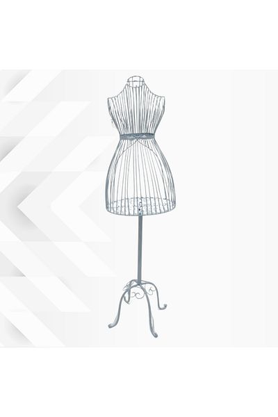 PixelsFurniture Pixel Furniture Female Mannequin, Wedding Dress and Clothing Display Mannequin with Flower Stand, No Hanger