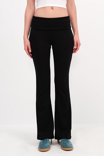 Addax Folded Waistband Modal Leggings Tyt1700-W7