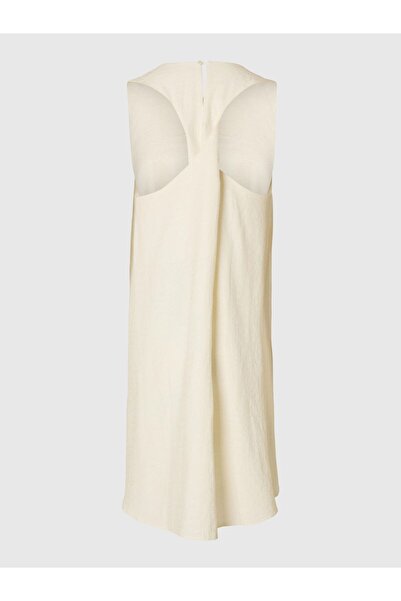 SELECTED Midikleid Baumwollmix Jacquard