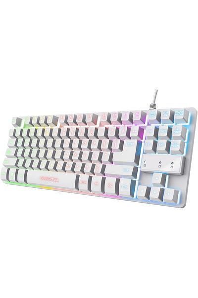 Trust Tastatură Gaming Trust GXT 833W Thado White