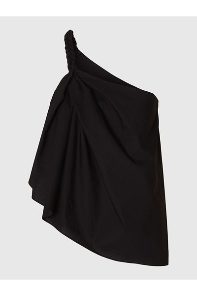 Selected Femme One-Shoulder-Top Geflochtenes