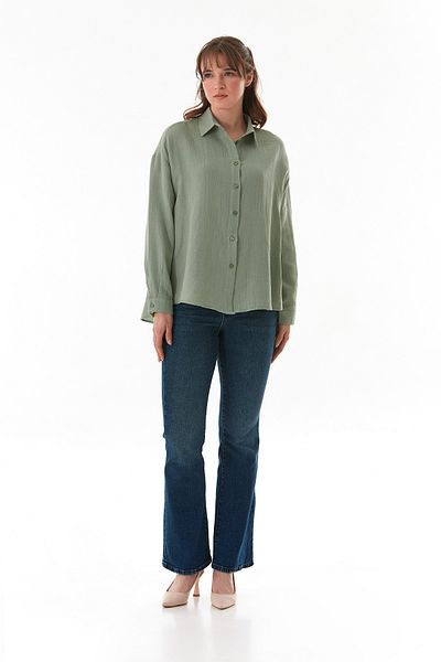 Fulla Moda Basic Buttoned Loose πουκάμισο