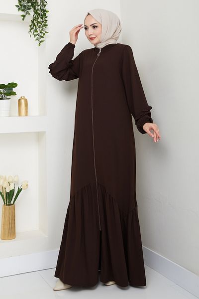 InStyle Curly Medina Silk Bitter Brown Ferace