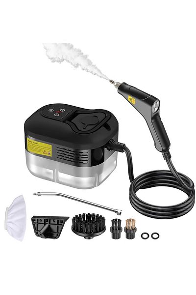 ET-LIFE Steam Cleaner, 4.5Bar Pressurized Steamer for Cleaning, Handheld Steam Cleaner, for Home, Car
