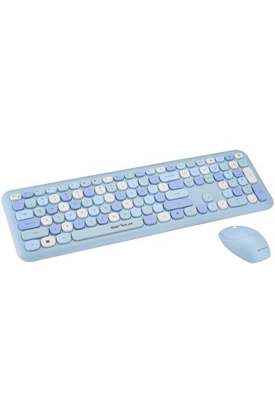 SERIOUX Kit wireless tastatura + mouse Serioux Colourful