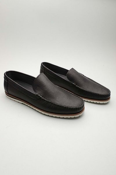 Gondol Men's Genuine Leather Classic Loafer Black 44 Ttx. 601131