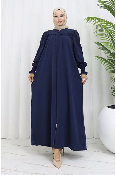 sefamerve Φερμουάρ με ελαστική λαβή 2035-02 Navy Blue