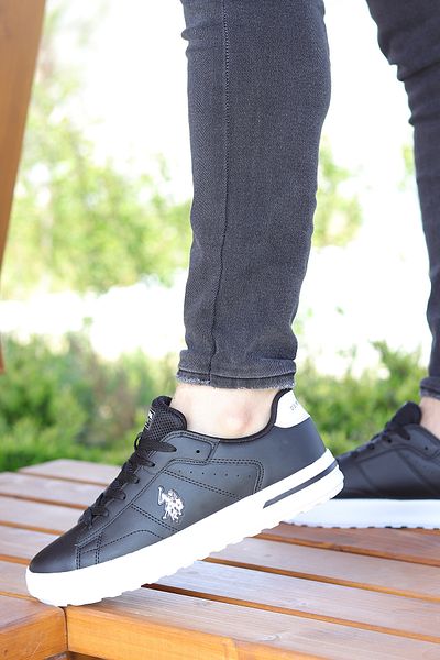 U.S. Polo Assn. Comfortable Sole Skin Black Men's Sneaker Sports Shoes