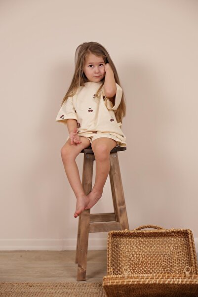 OhlalaKoala Cherry Printed Shorts Set