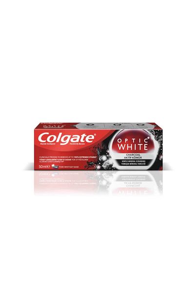 Colgate Optic White Toothpaste Activated Charcoal 50 Ml