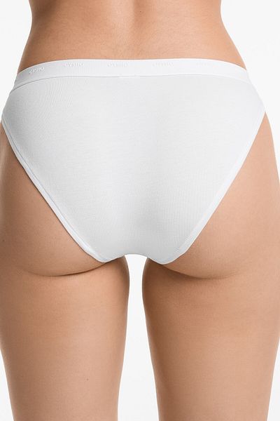 Oysho 3 cotton blend classic briefs with logo