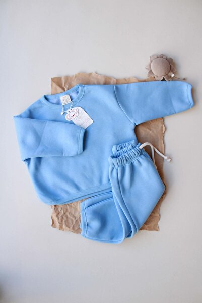 OhlalaKoala Kék Piping polár tréningruha szett