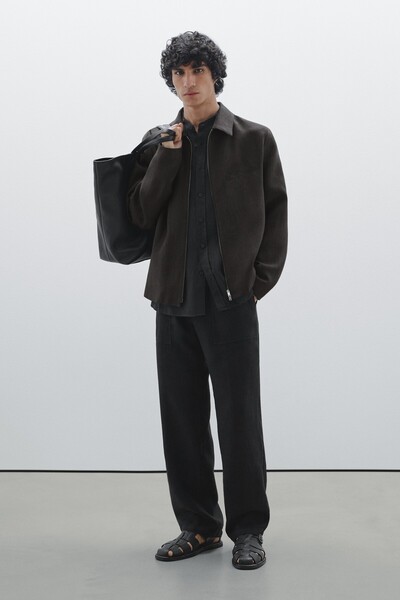 Massimo Dutti %100 keten jogger pantolon