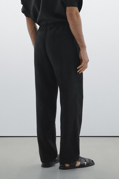 Massimo Dutti %100 keten jogger pantolon