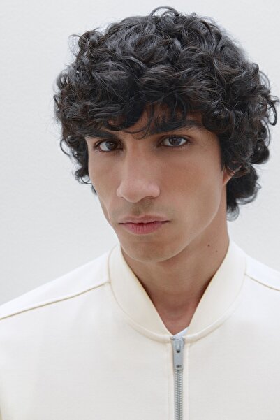 Massimo Dutti Pamuk karışımlı bomber ceket