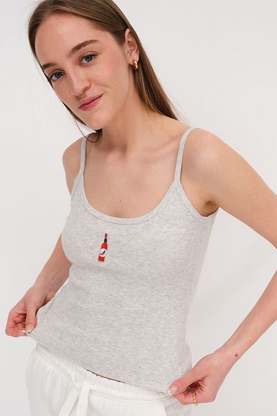 Addax Κεντημένο λουράκι Tank Top A1739